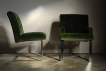 Load image into Gallery viewer, Paul Evans Mohair and Chrome Dining Chairs for Directional, 1970s
