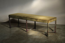 Load image into Gallery viewer, Holly Hunt Cast Bronze "XY Bench", 2000s

