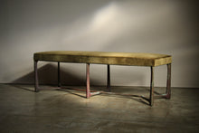 Load image into Gallery viewer, Holly Hunt Cast Bronze "XY Bench", 2000s
