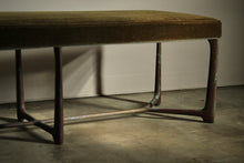 Load image into Gallery viewer, Holly Hunt Cast Bronze "XY Bench", 2000s

