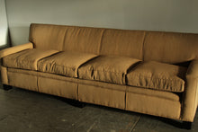Load image into Gallery viewer, Frances Elkins Large Custom Silk Sofa, 1952

