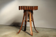 Load image into Gallery viewer, Tramp Art Palm Frond Accent Table, 1930s
