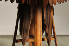 Load image into Gallery viewer, Tramp Art Palm Frond Accent Table, 1930s
