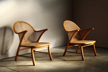 Load image into Gallery viewer, Frits Schlegel Attributed Cane Armchairs, 1940s
