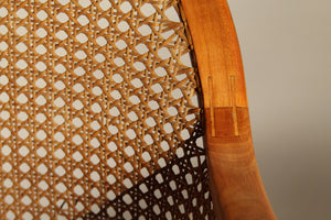 Frits Schlegel Attributed Cane Armchairs, 1940s