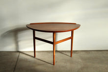 Load image into Gallery viewer, Finn Juhl Sculpted Walnut End Table for Baker Furniture, 1950s
