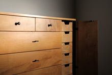 Load image into Gallery viewer, Paul McCobb Early &quot;20-Drawer&quot; Maple Dresser With Iron Base for Winchendon, 1950s
