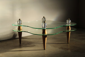 Gilbert Rohde Style Amorphic Coffee Table, 1950s