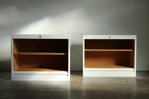 Pair of Hans Wegner Tambour Cabinets for Johannes Hansen, 1960s