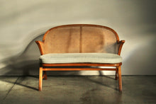 Load image into Gallery viewer, Frits Schlegel Attributed Cane Settee, 1940s
