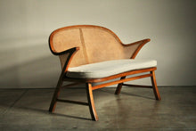 Load image into Gallery viewer, Frits Schlegel Attributed Cane Settee, 1940s
