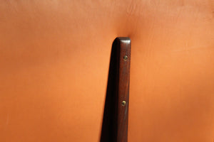 Edward Wormley for Dunbar Leather Bracket Back Sofa, 1950s