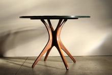 Load image into Gallery viewer, Sculptural Walnut and Slate Dining Table After Vladimir Kagan, 1950s
