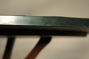 Sculptural Walnut and Slate Dining Table After Vladimir Kagan, 1950s