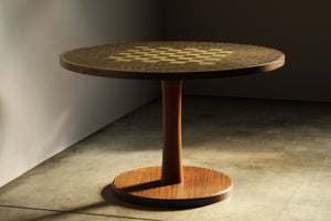 Ceramic Tile-Top Chess Table by Gordon and Jane Martz for Marshall Studios, 1960s