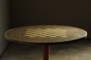 Ceramic Tile-Top Chess Table by Gordon and Jane Martz for Marshall Studios, 1960s