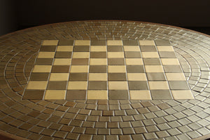 Ceramic Tile-Top Chess Table by Gordon and Jane Martz for Marshall Studios, 1960s