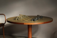 Load image into Gallery viewer, Unique Modernist Cast Bronze Chess Set, 1960s
