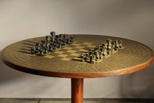 Load image into Gallery viewer, Unique Modernist Cast Bronze Chess Set, 1960s
