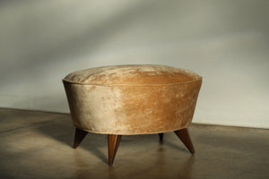 Vladimir Kagan Barrel Footstool for Ralph Pucci, 2000s