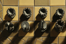 Load image into Gallery viewer, Unique Modernist Cast Bronze Chess Set, 1960s
