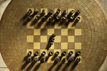 Load image into Gallery viewer, Unique Modernist Cast Bronze Chess Set, 1960s

