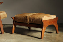 Load image into Gallery viewer, Adrian Pearsall Cowhide Lounge Chair and Ottoman

