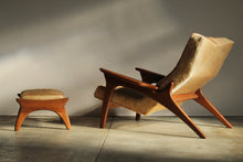 Load image into Gallery viewer, Adrian Pearsall Cowhide Lounge Chair and Ottoman
