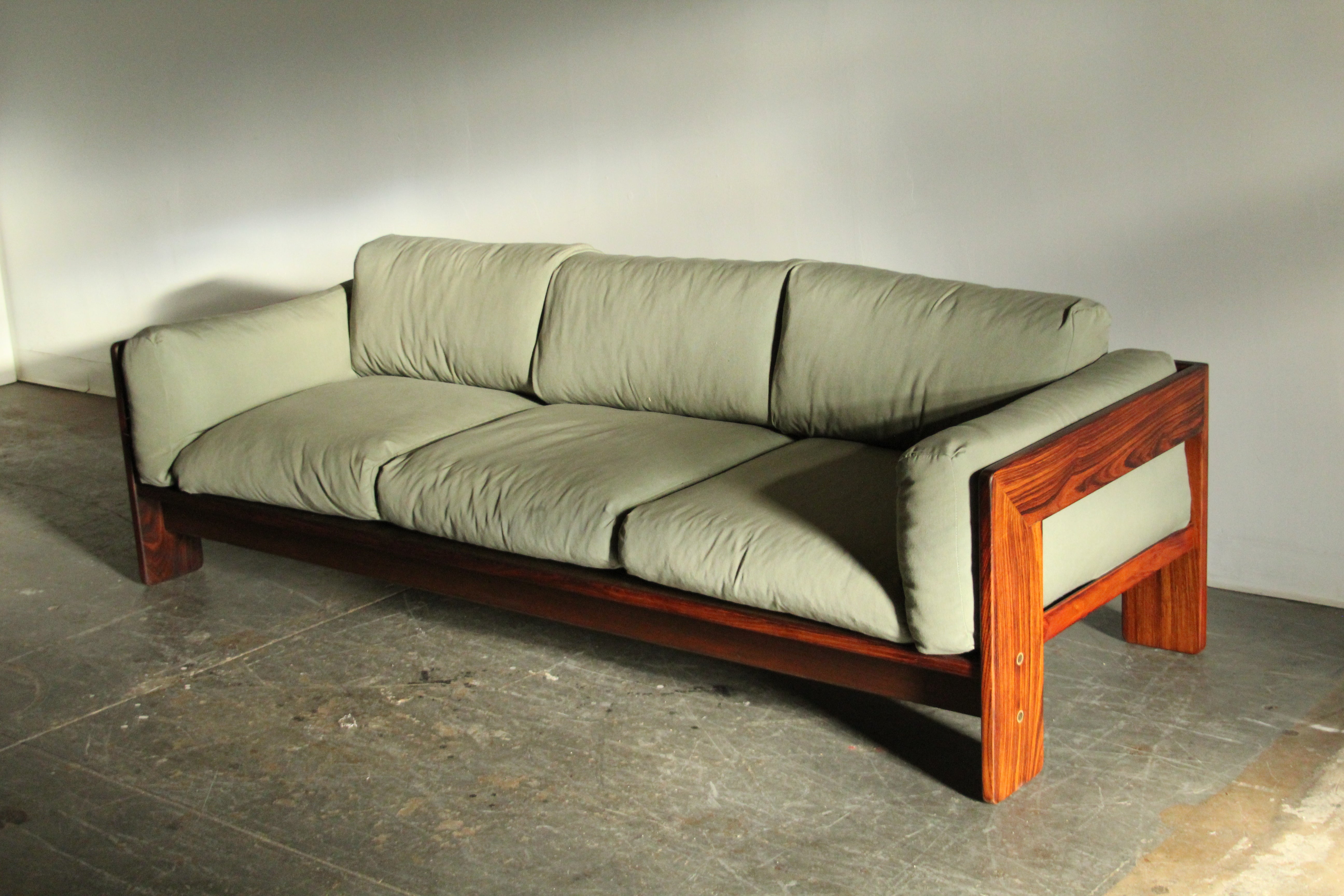 Afra and Tobia Scarpa for Gavina Rosewood 'Bastiano' Sofa, 1970s