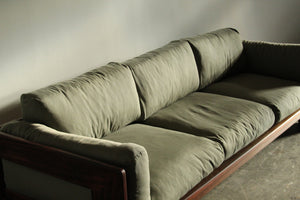 Afra and Tobia Scarpa for Gavina Rosewood 'Bastiano' Sofa, 1970s