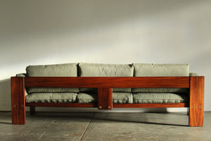 Afra and Tobia Scarpa for Gavina Rosewood 'Bastiano' Sofa, 1970s