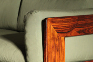 Afra and Tobia Scarpa for Gavina Rosewood 'Bastiano' Sofa, 1970s