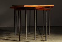 Load image into Gallery viewer, Peter Hvidt and Orla Molgaard Teak Stacking Tables, 1960s
