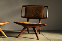 Load image into Gallery viewer, Paul László Shearling Lounge Chairs for Glenn of California, 1950s
