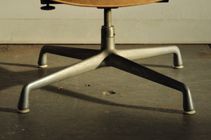 Eames Time Life Lobby Chair in Natural Leather, 1970s