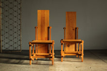 Load image into Gallery viewer, Jim Nickel Vintage Studio Made Hall Chairs After Gerrit Rietveld, 1965
