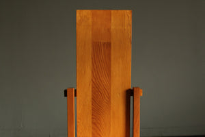 Jim Nickel Vintage Studio Made Hall Chairs After Gerrit Rietveld, 1965