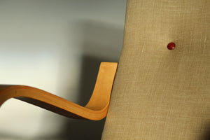 Alvar Aalto Early Model 401 Bentwood Lounge Chair, 1940s