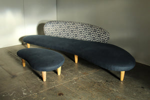 Isamu Noguchi Freeform Sofa and Ottoman for Vitra, 2000s
