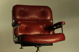 Vintage Herman Miller Eames Time Life Executive Chair in Calfskin Leather, 1970s