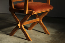 Load image into Gallery viewer, Henning Kjaernulf Oak and Mohair Armchair, 1950s
