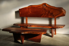Load image into Gallery viewer, Studio Live-Edge Walnut Bench by Gino Russo, 1970s
