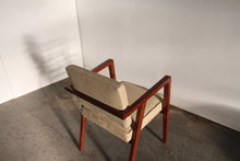 Load image into Gallery viewer, Early Franco Albini for Knoll &#39;No. 48&#39; Walnut and Linen Accent Chair, 1949
