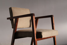 Load image into Gallery viewer, Early Franco Albini for Knoll &#39;No. 48&#39; Walnut and Linen Accent Chair, 1949
