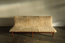 Load image into Gallery viewer, Finn Juhl &quot;Japan&quot; Sofa in Teak and Shearling, 1957
