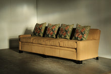 Load image into Gallery viewer, Frances Elkins Large Custom Silk Sofa, 1952
