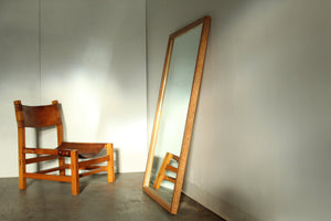 Paul Frankl Large Cork Mirror for Johnson Furniture, 1950s