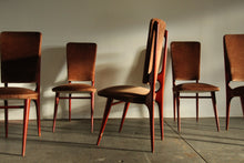 Load image into Gallery viewer, French Modernist Dining Chairs by Maison Stella, 1950s
