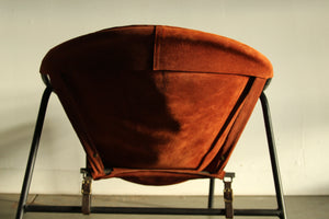 Erik Ole Jørgensen Model 'BO631' Suede Easy Chairs for Bovirke, 1953