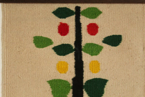Evelyn Ackerman Birds and Tree Hand-Woven Wool Tapestry, 1960s